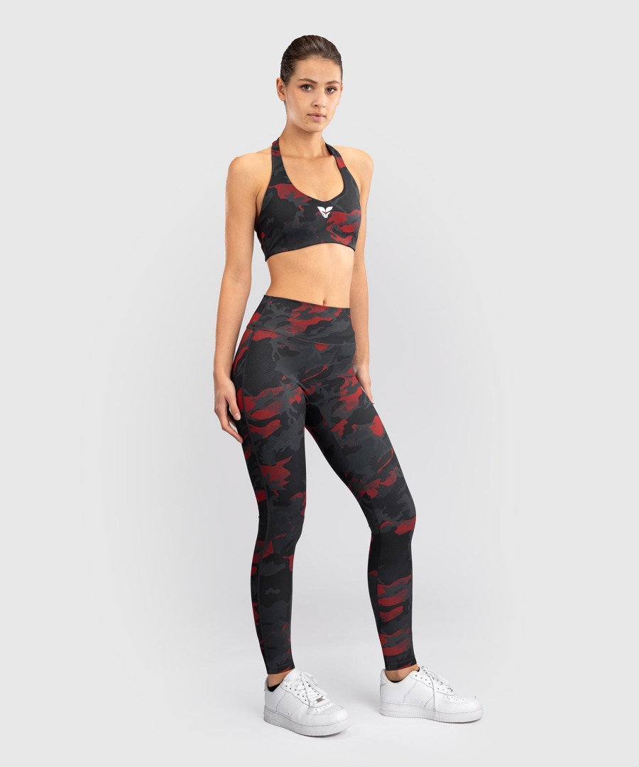 leggings compridas femininas venum x sophia rose - camuflagem vermelha urbana