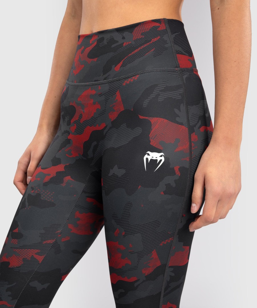 leggings compridas femininas venum x sophia rose - camuflagem vermelha urbana