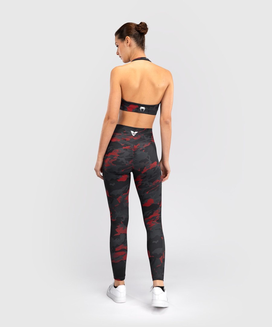 leggings compridas femininas venum x sophia rose - camuflagem vermelha urbana