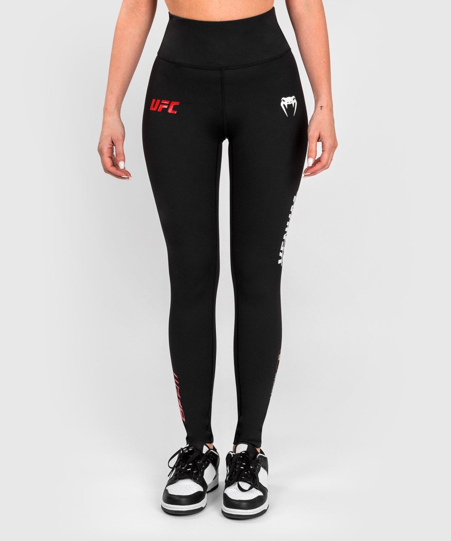 calça legging feminina de performance ufc adrenaline by venum fight week - preta