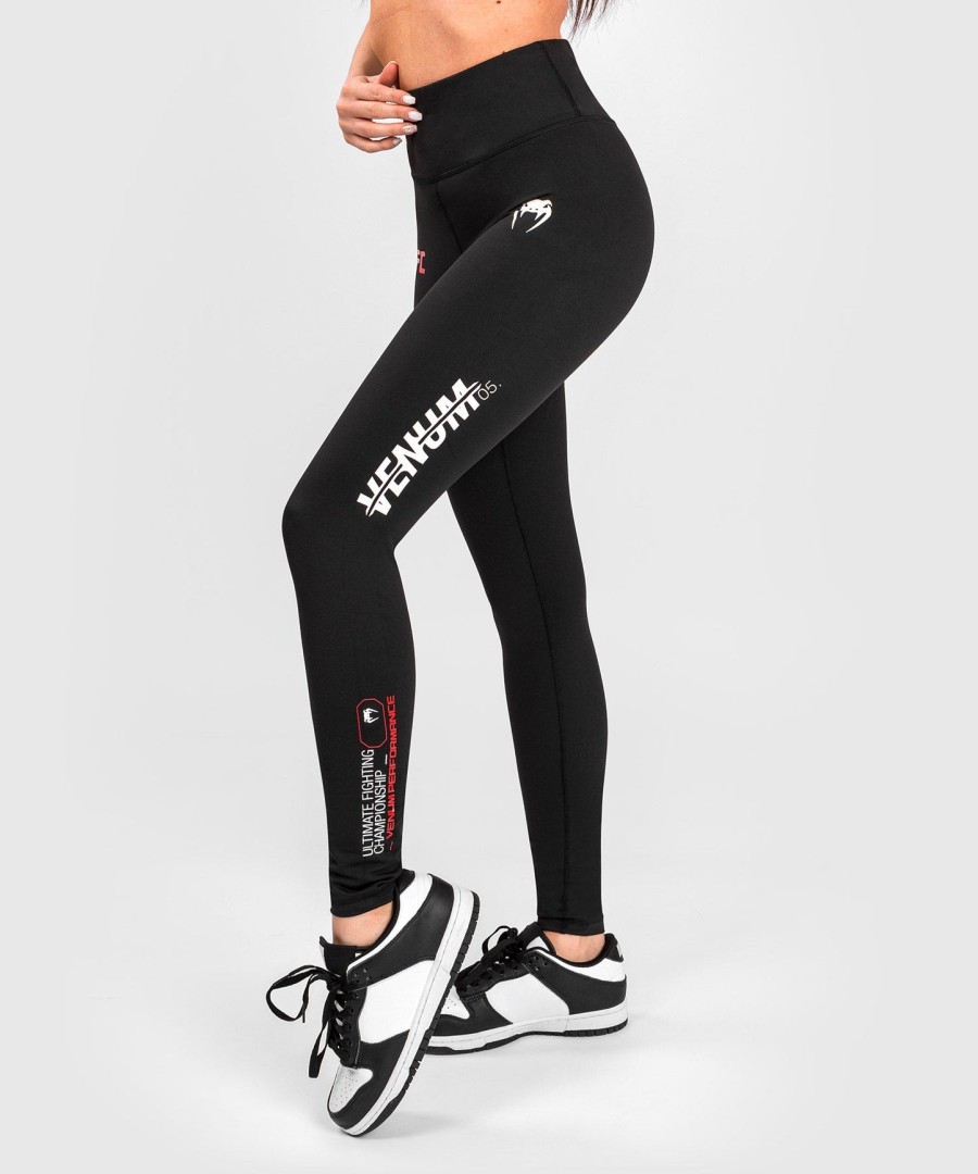 calça legging feminina de performance ufc adrenaline by venum fight week - preta