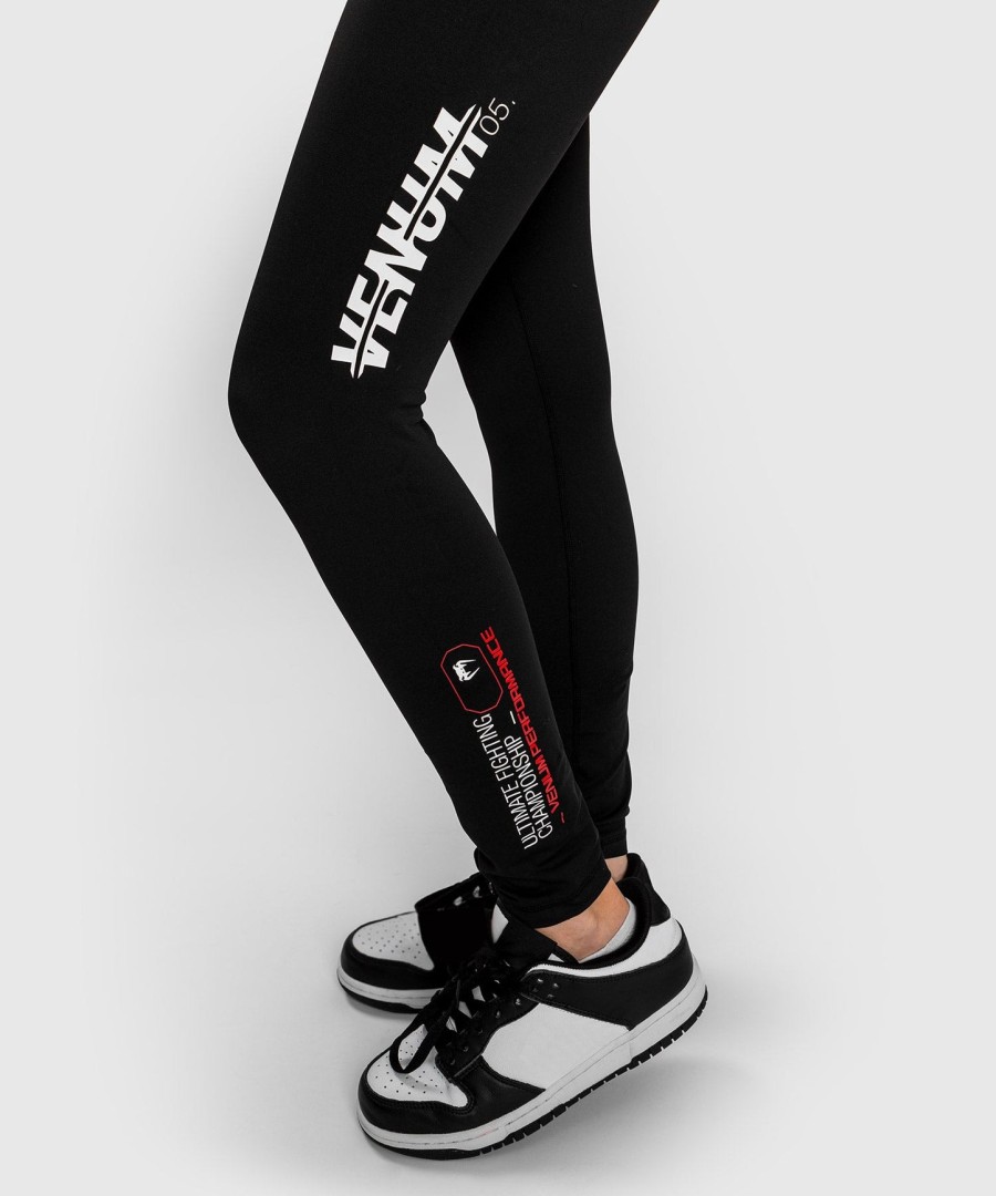 calça legging feminina de performance ufc adrenaline by venum fight week - preta
