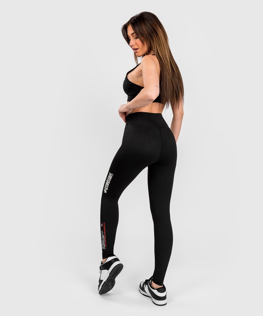 calça legging feminina de performance ufc adrenaline by venum fight week - preta