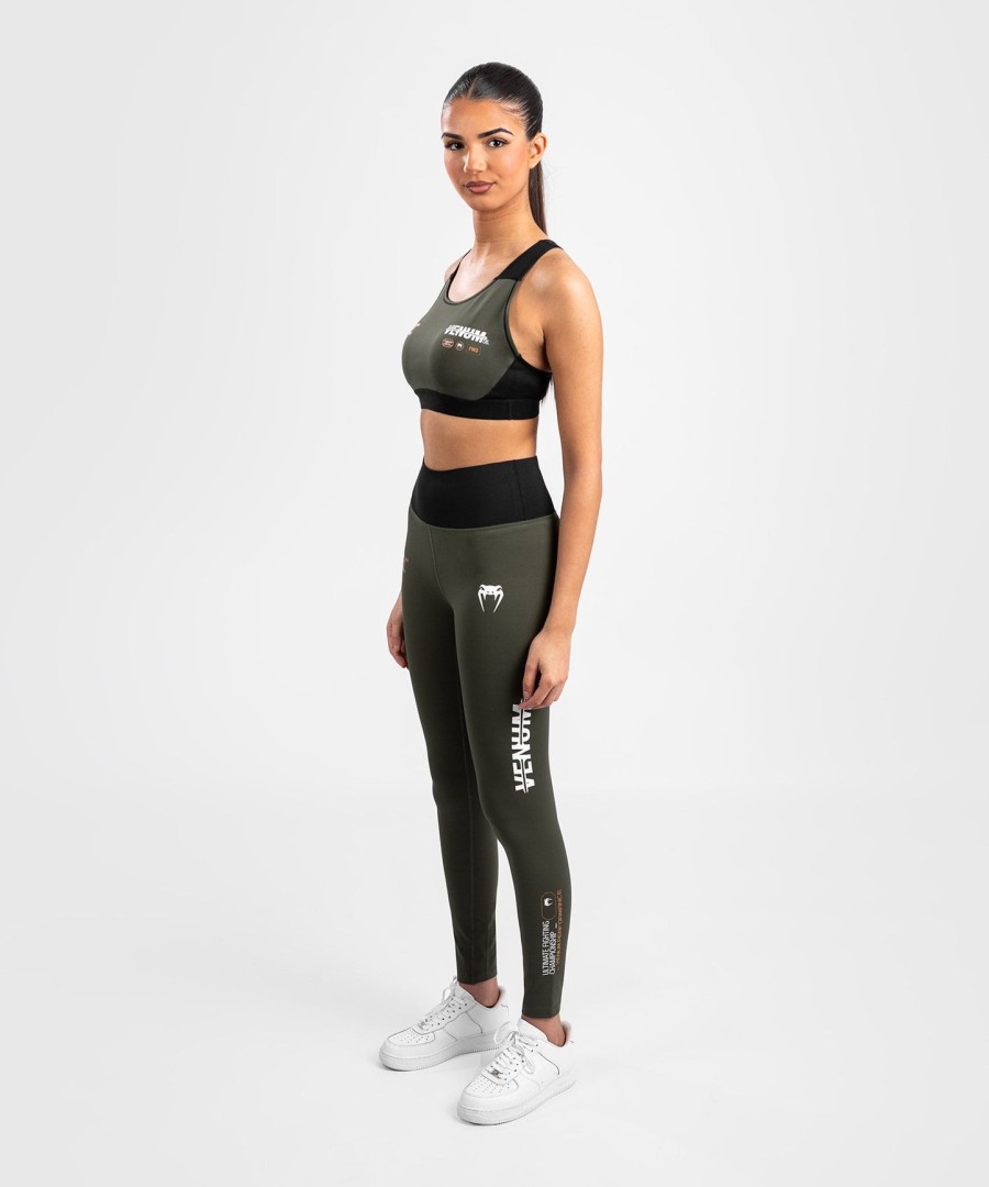 calça legging feminina de performance ufc adrenaline by venum fight week - cáquibronze