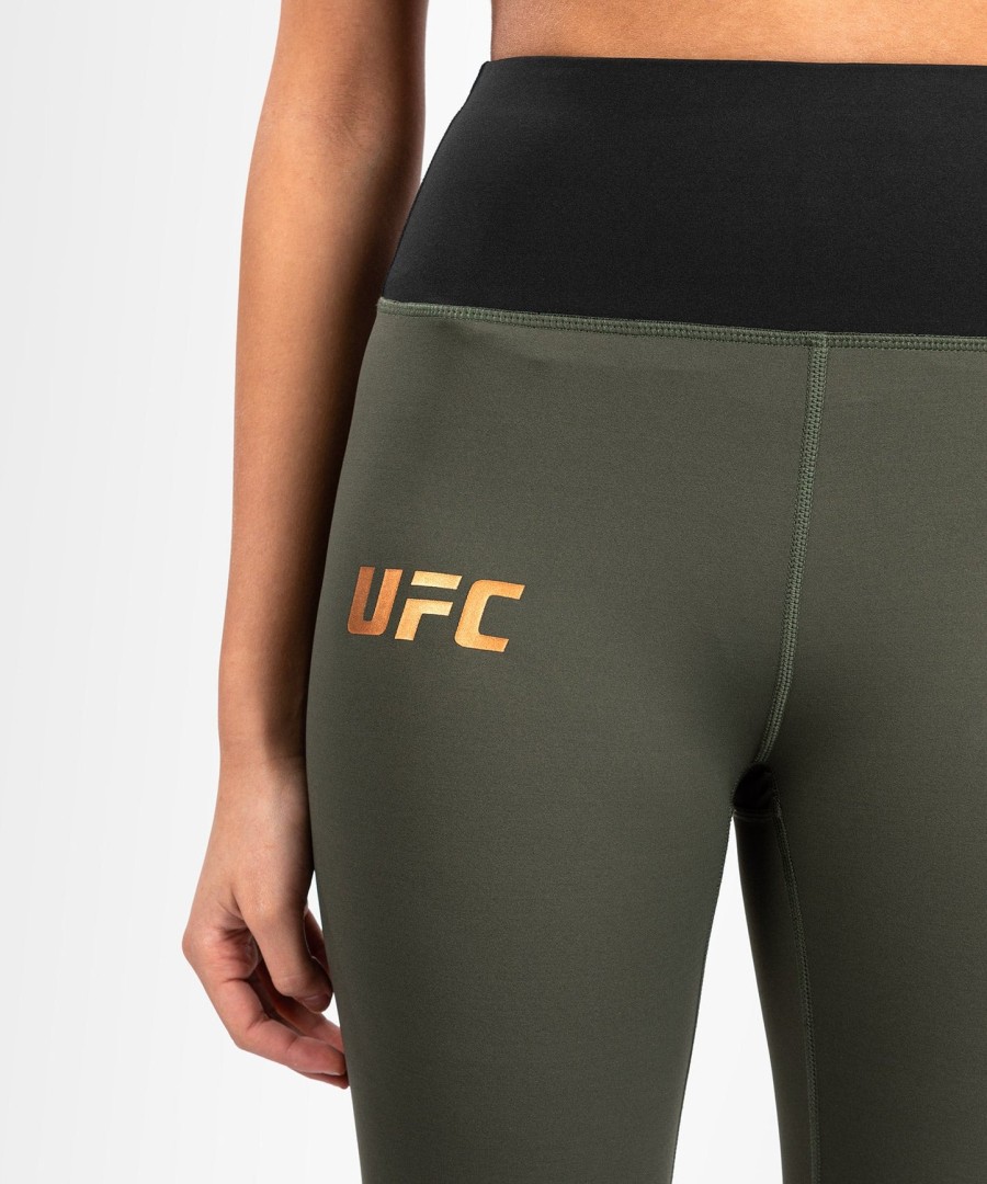 calça legging feminina de performance ufc adrenaline by venum fight week - cáquibronze
