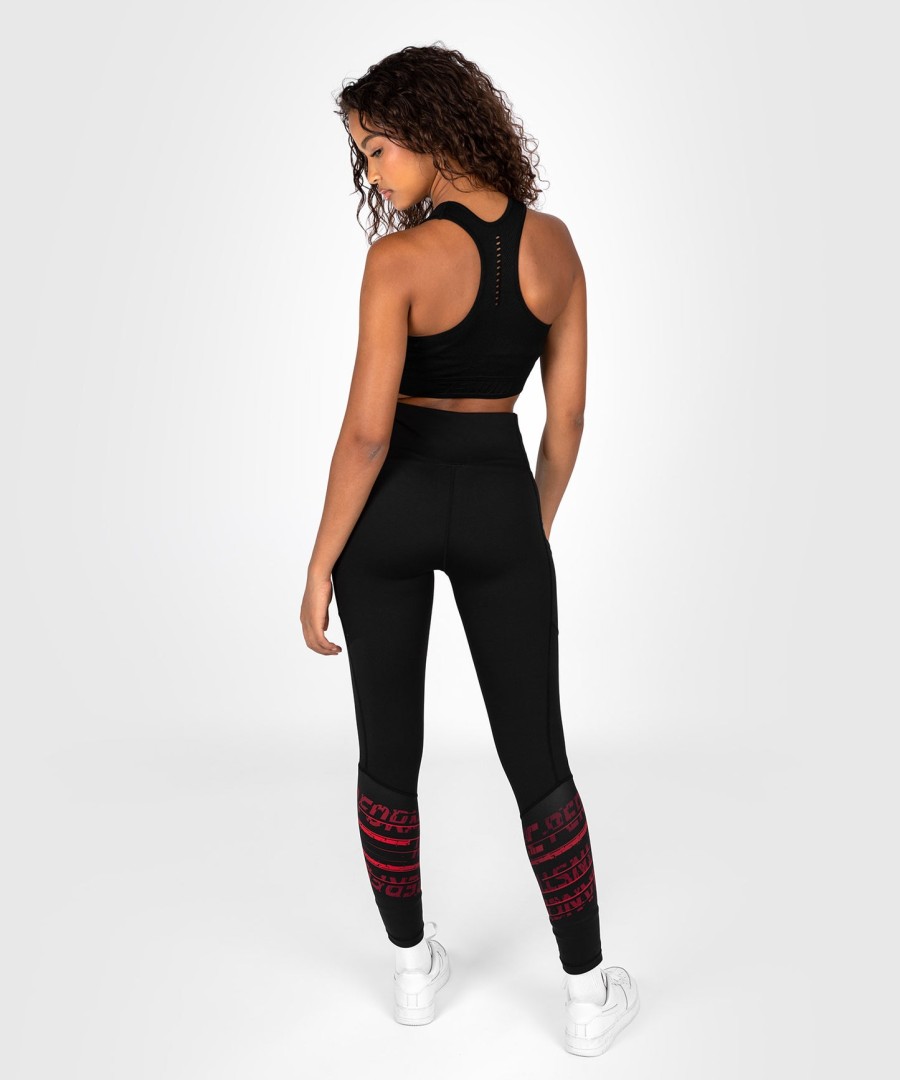 calça legging feminina ufc performance institute 2.0 - pretavermelha