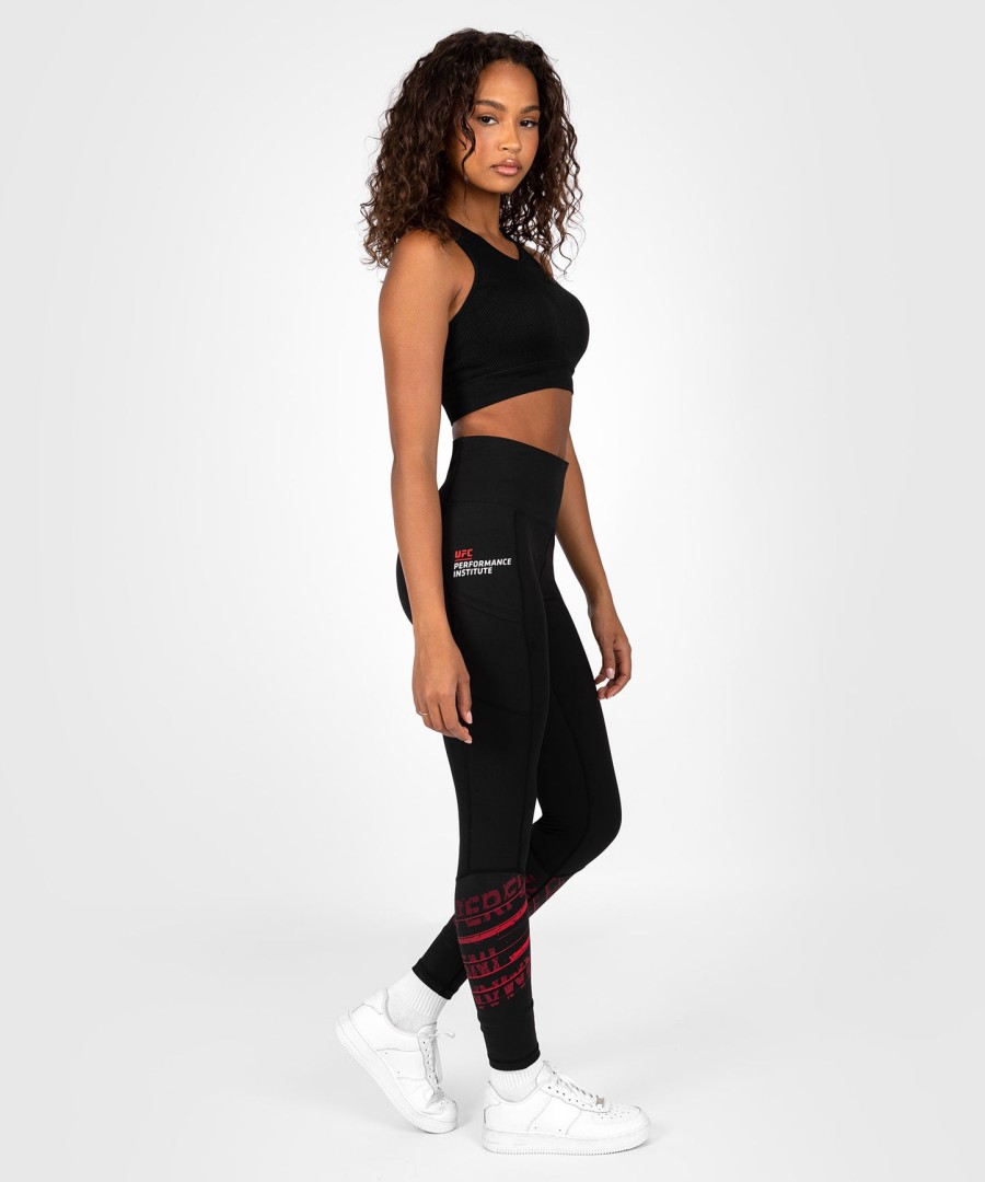 calça legging feminina ufc performance institute 2.0 - pretavermelha