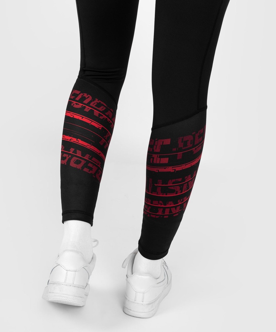 calça legging feminina ufc performance institute 2.0 - pretavermelha