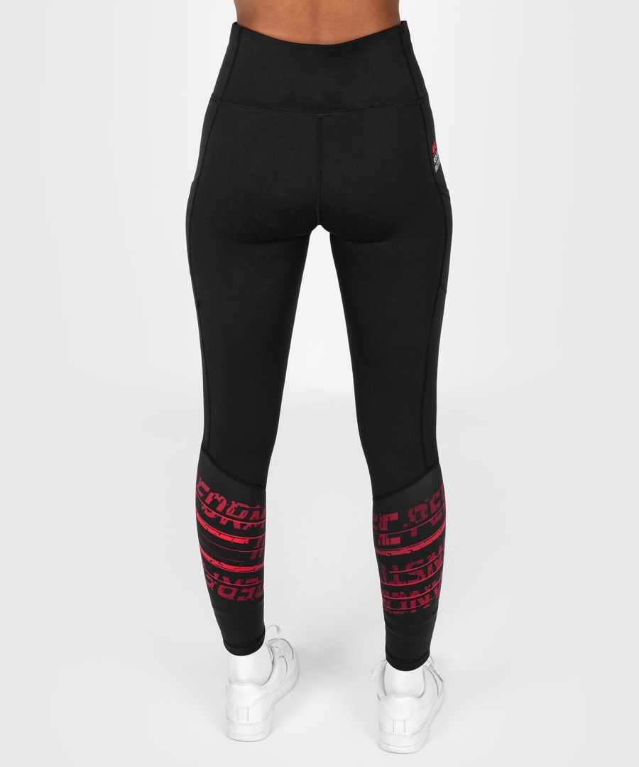 calça legging feminina ufc performance institute 2.0 - pretavermelha