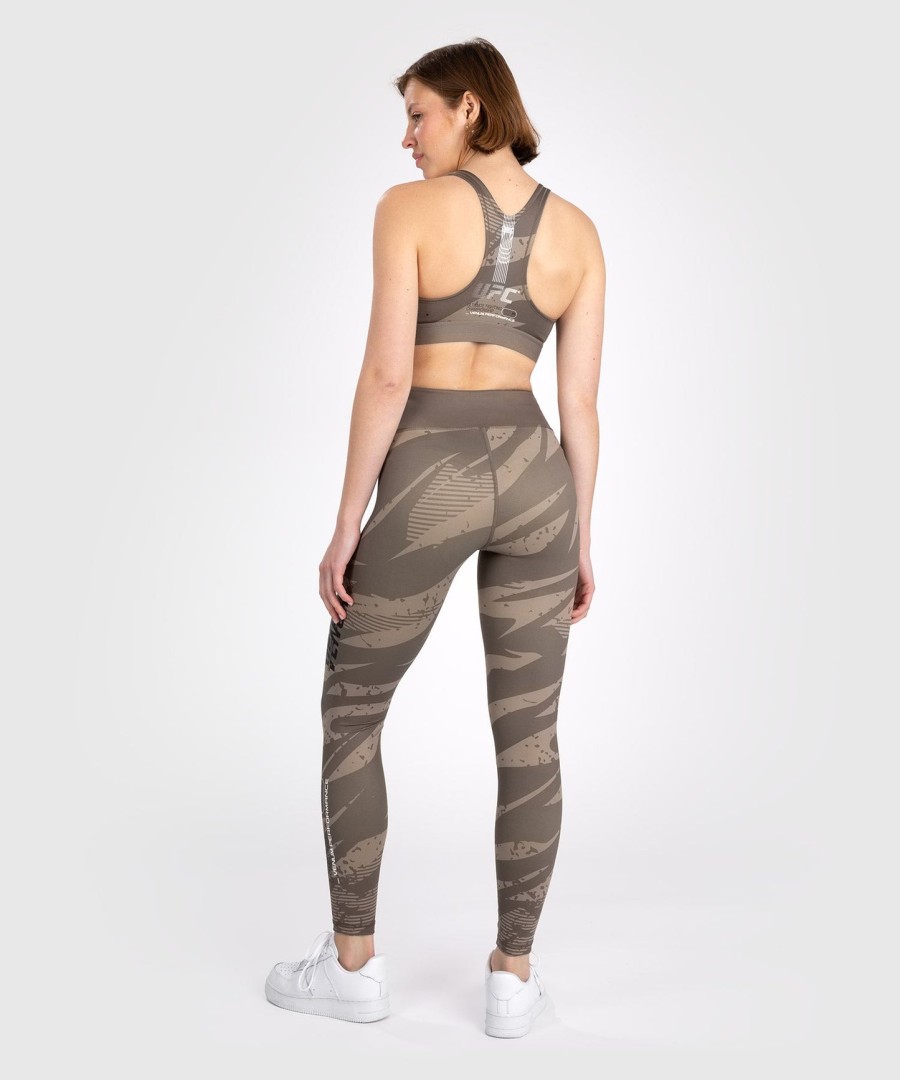 calça legging feminina de performance ufc adrenaline by venum fight week - camuflagem deserto