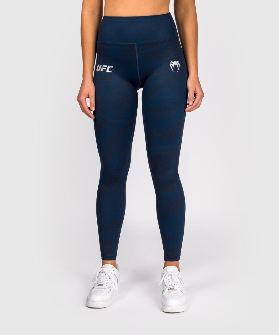 calça legging feminina de performance ufc fusion by venum fight week - azul oceânico