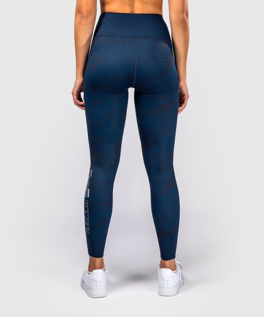 calça legging feminina de performance ufc fusion by venum fight week - azul oceânico