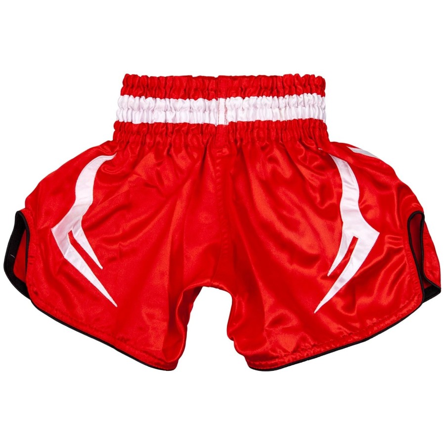 calção de muay thai infantil venum bangkok inferno - vermelhobranco