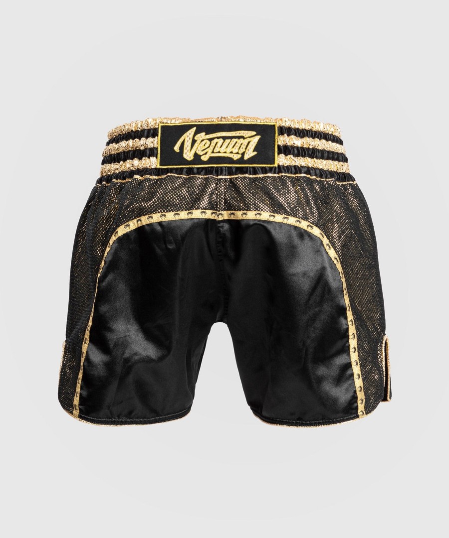 calção venum absolute 2.0 muay thai - pretodourado