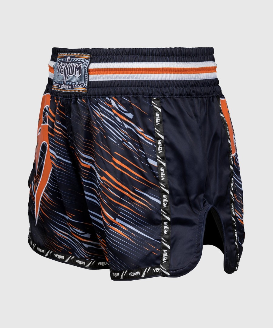 calção venum giant muay thai - laranja