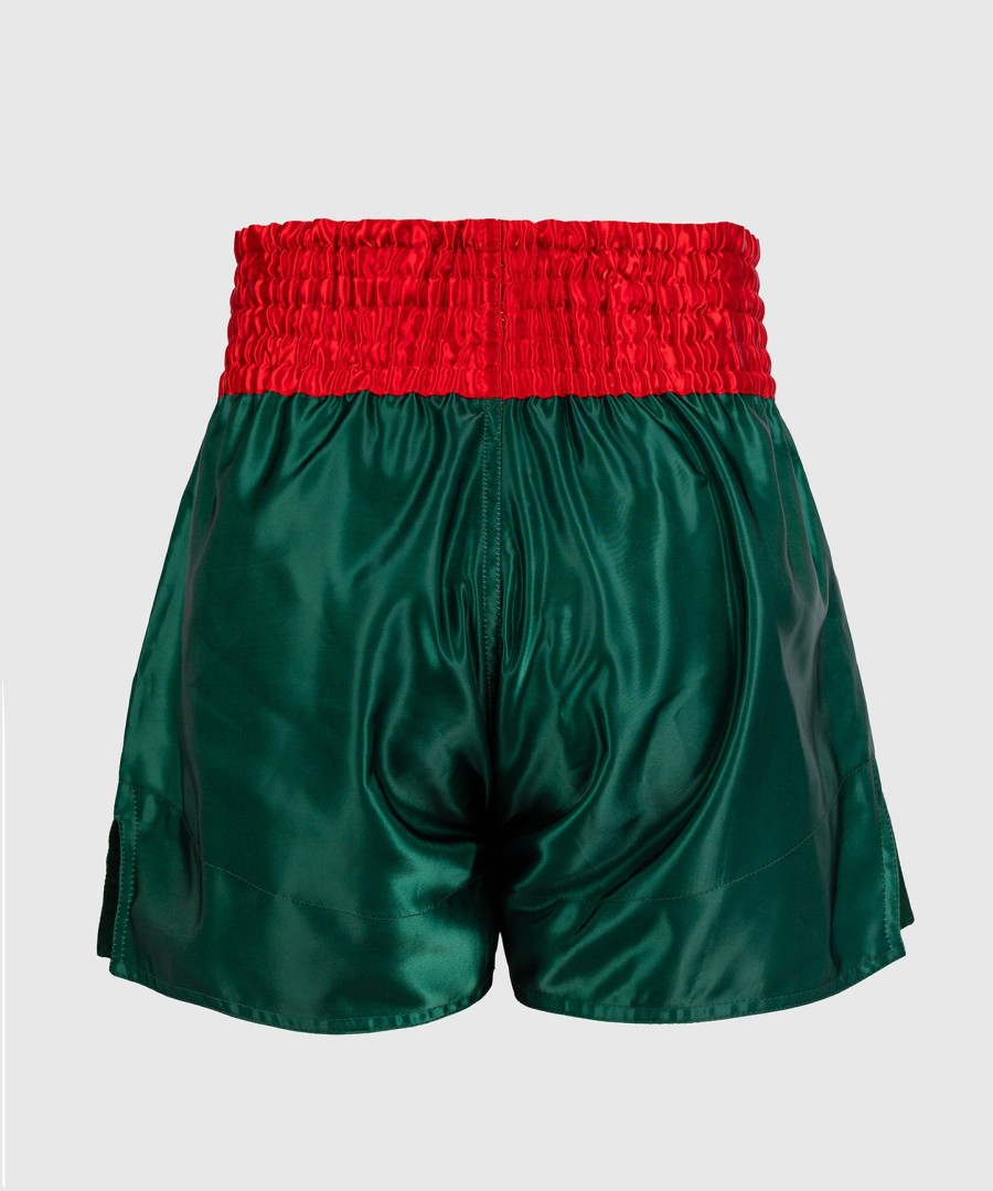 calções venum classic muay thai - verde floresta profundo