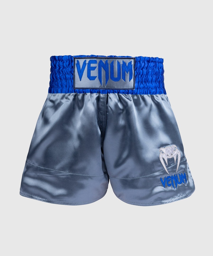 calções venum classic muay thai - cinza