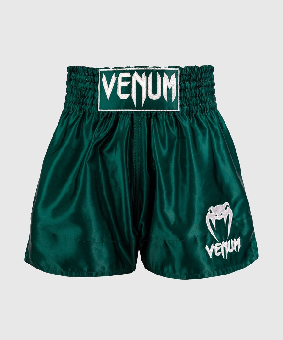 calção venum classic muay thai - verde floresta