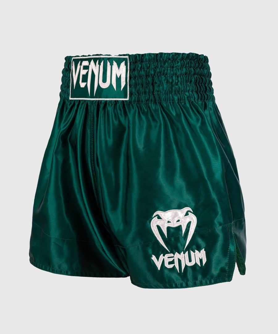 calção venum classic muay thai - verde floresta