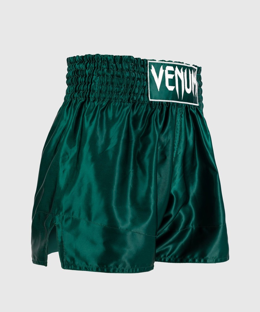 calção venum classic muay thai - verde floresta
