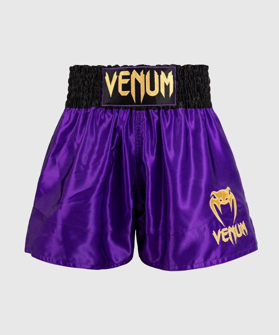calções venum classic muay thai - roxo escuro