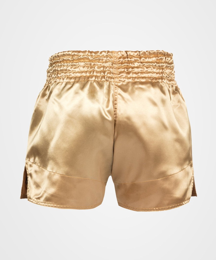 calções venum classic muay thai - douradopreto