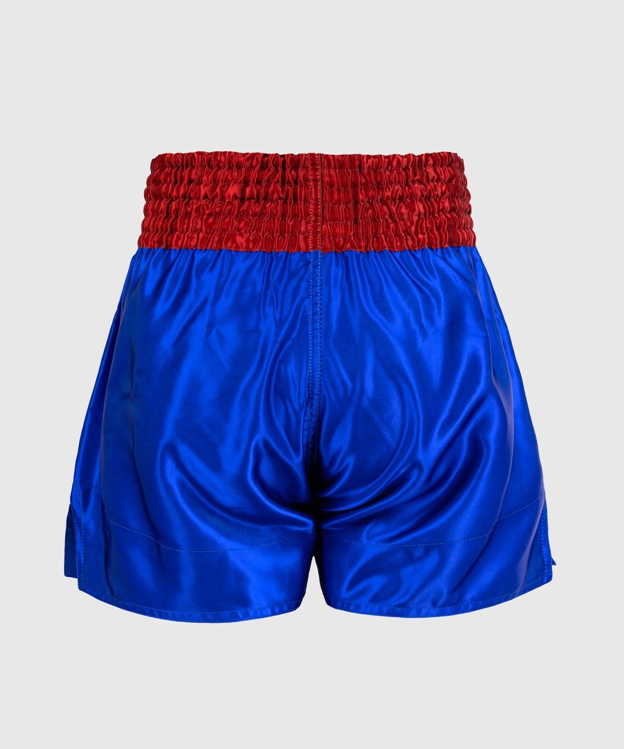 calções venum classic muay thai - azul marinhovermelho