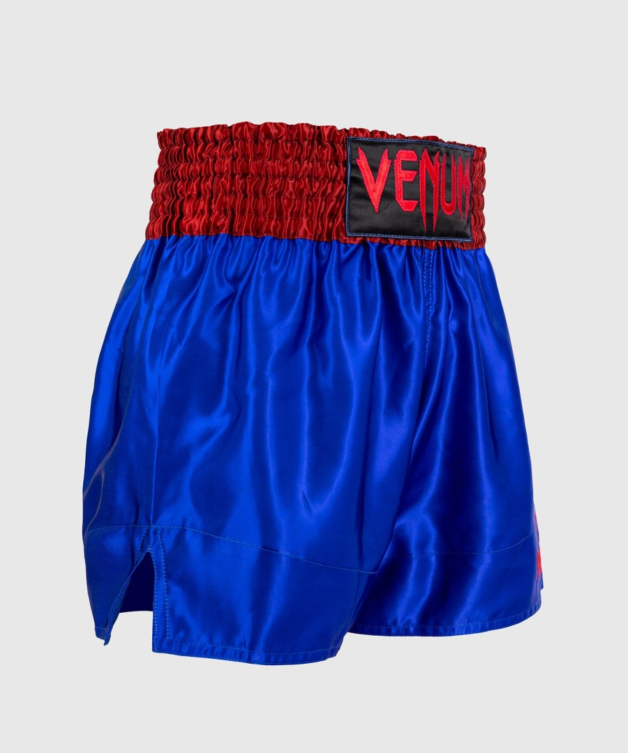 calções venum classic muay thai - azul marinhovermelho