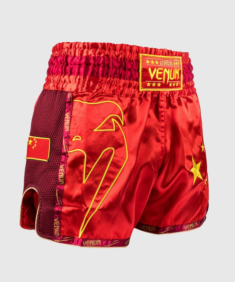 calções venum mt flags muay thai - bandeira chinesa