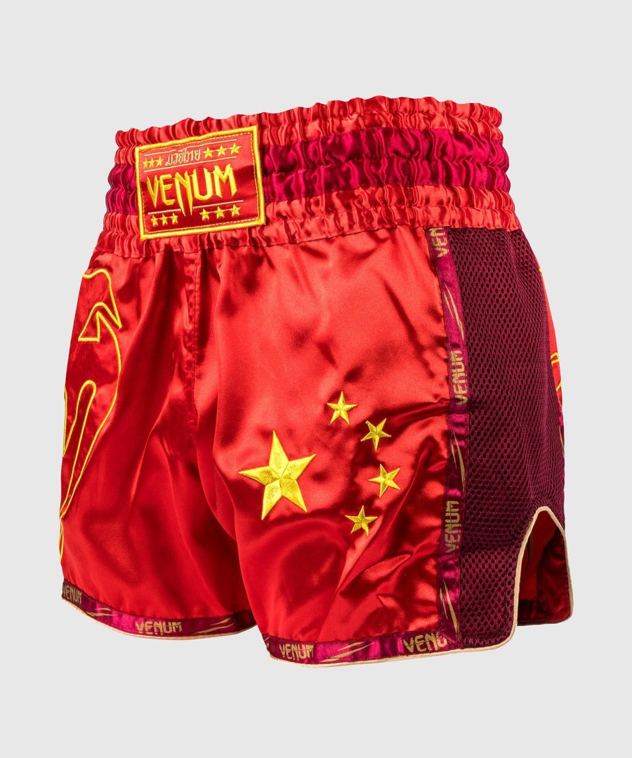 calções venum mt flags muay thai - bandeira chinesa