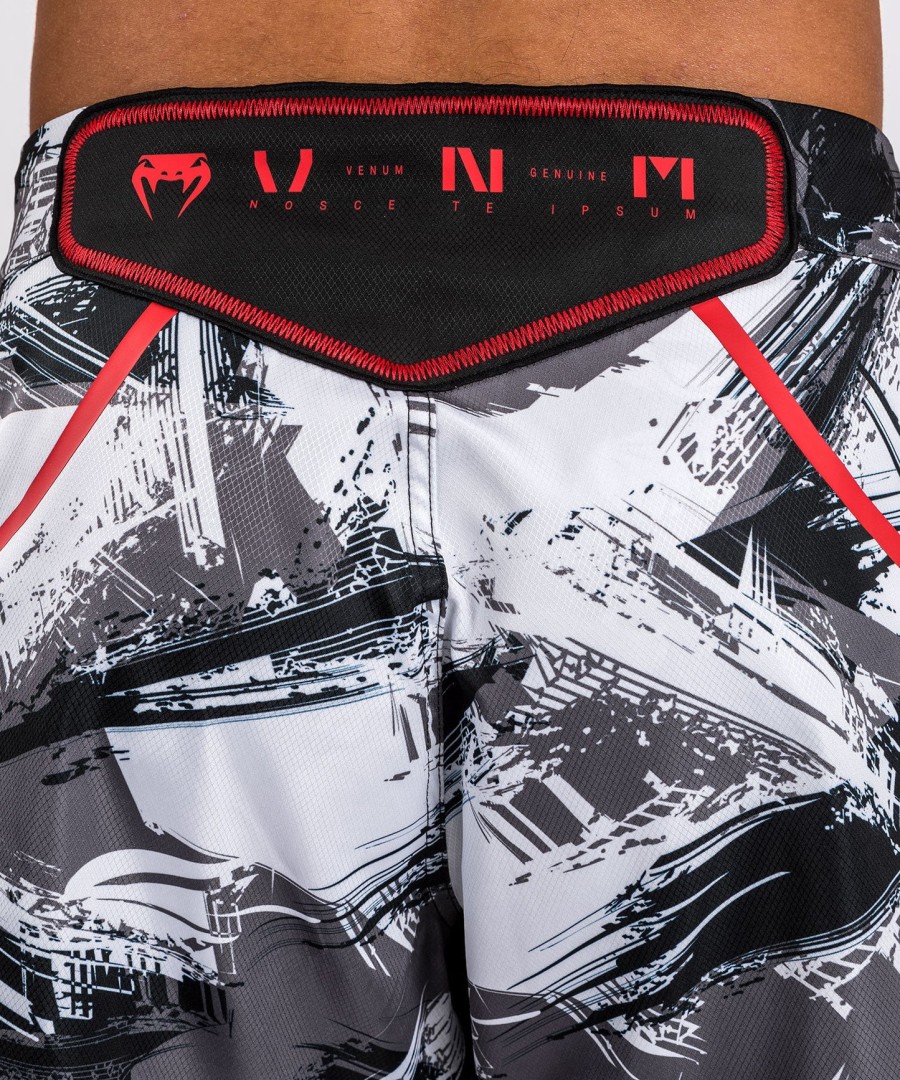 calção de combate venum electron 3.0 - cinzavermelho