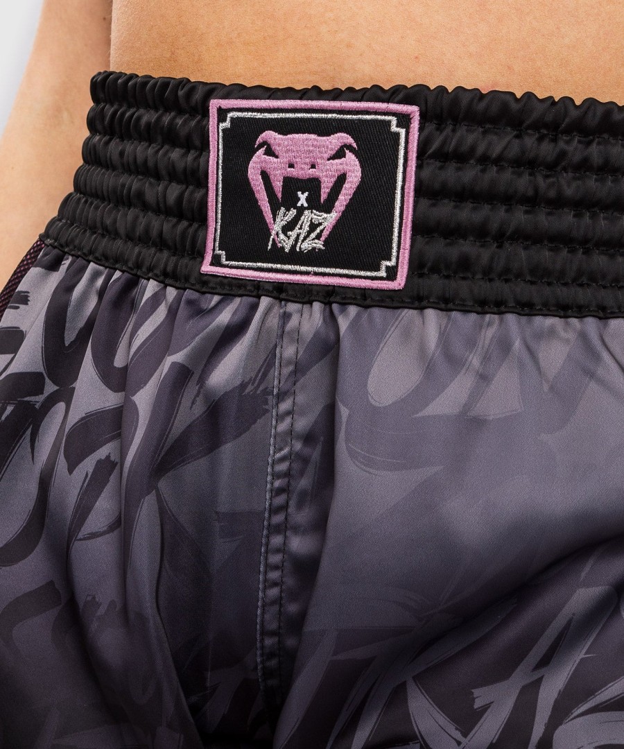 calções venum x kaz muay thai - preto