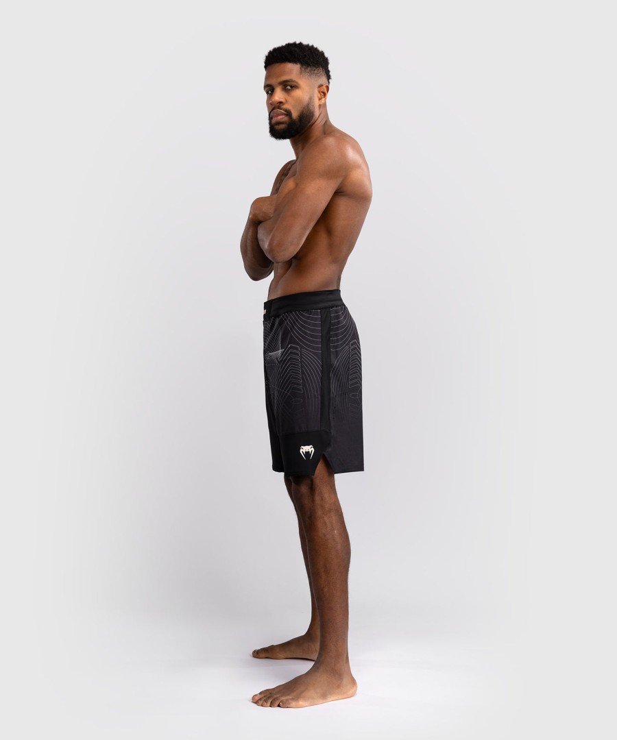 calção de luta masculino venum g-fit air - preto profundoareia do deserto