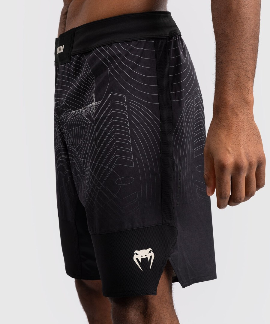 calção de luta masculino venum g-fit air - preto profundoareia do deserto