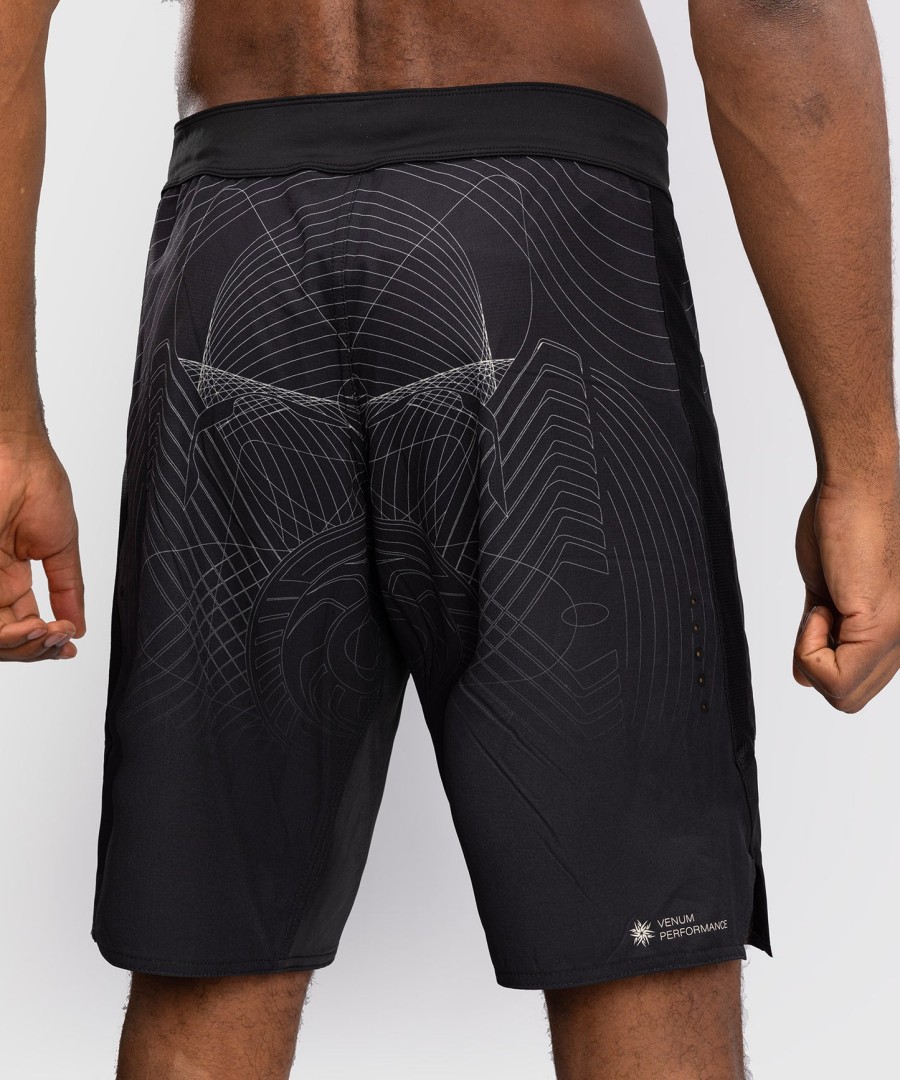 calção de luta masculino venum g-fit air - preto profundoareia do deserto