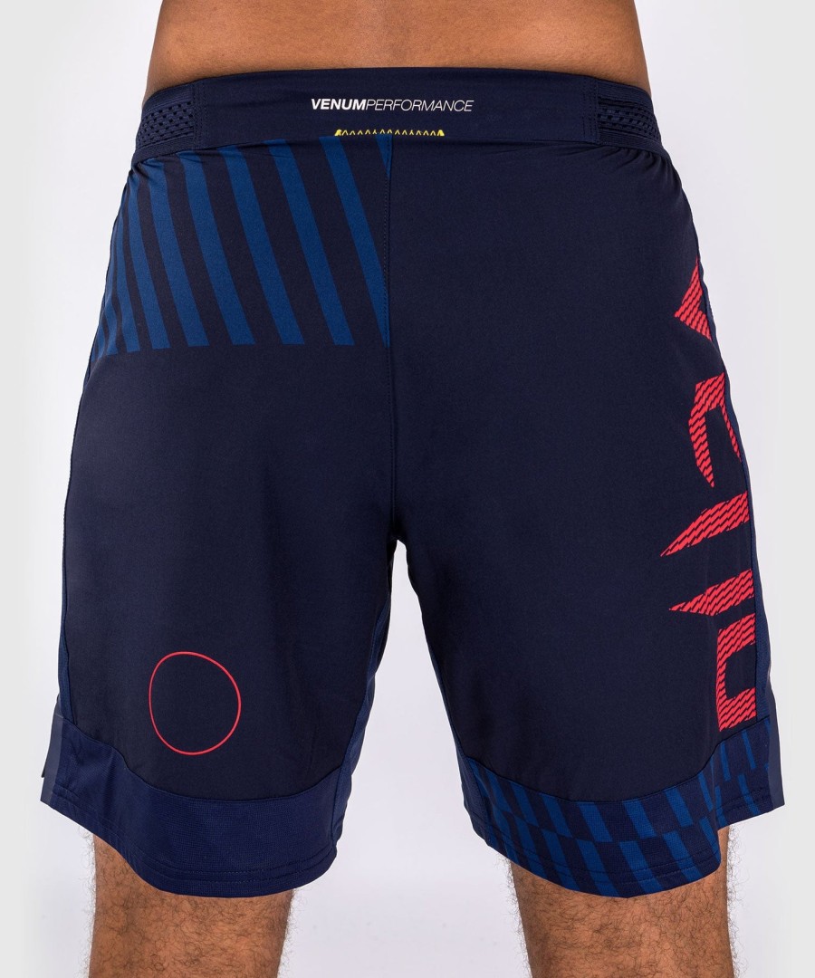 calção de luta venum sport 05 - azulamarelo