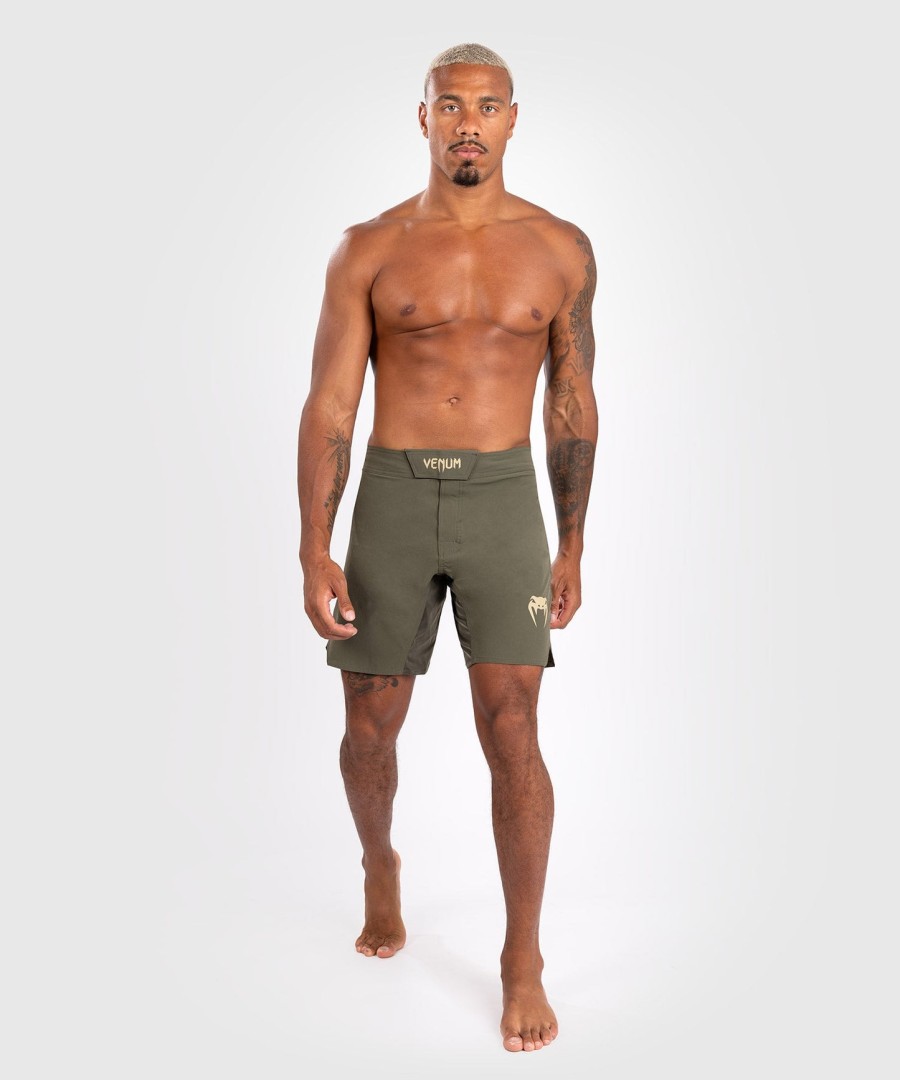 calções de luta venum contender masculinos - cáqui