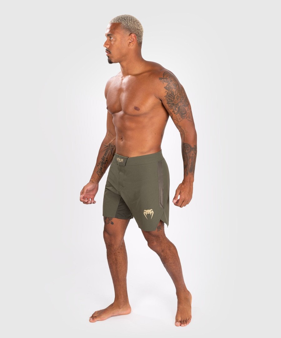calções de luta venum contender masculinos - cáqui