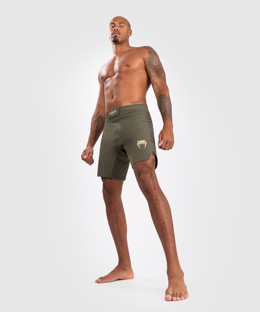 calções de luta venum contender masculinos - cáqui