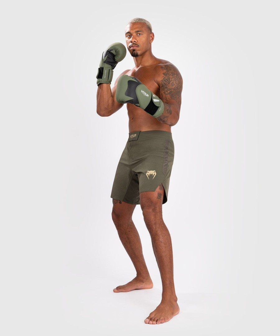 calções de luta venum contender masculinos - cáqui