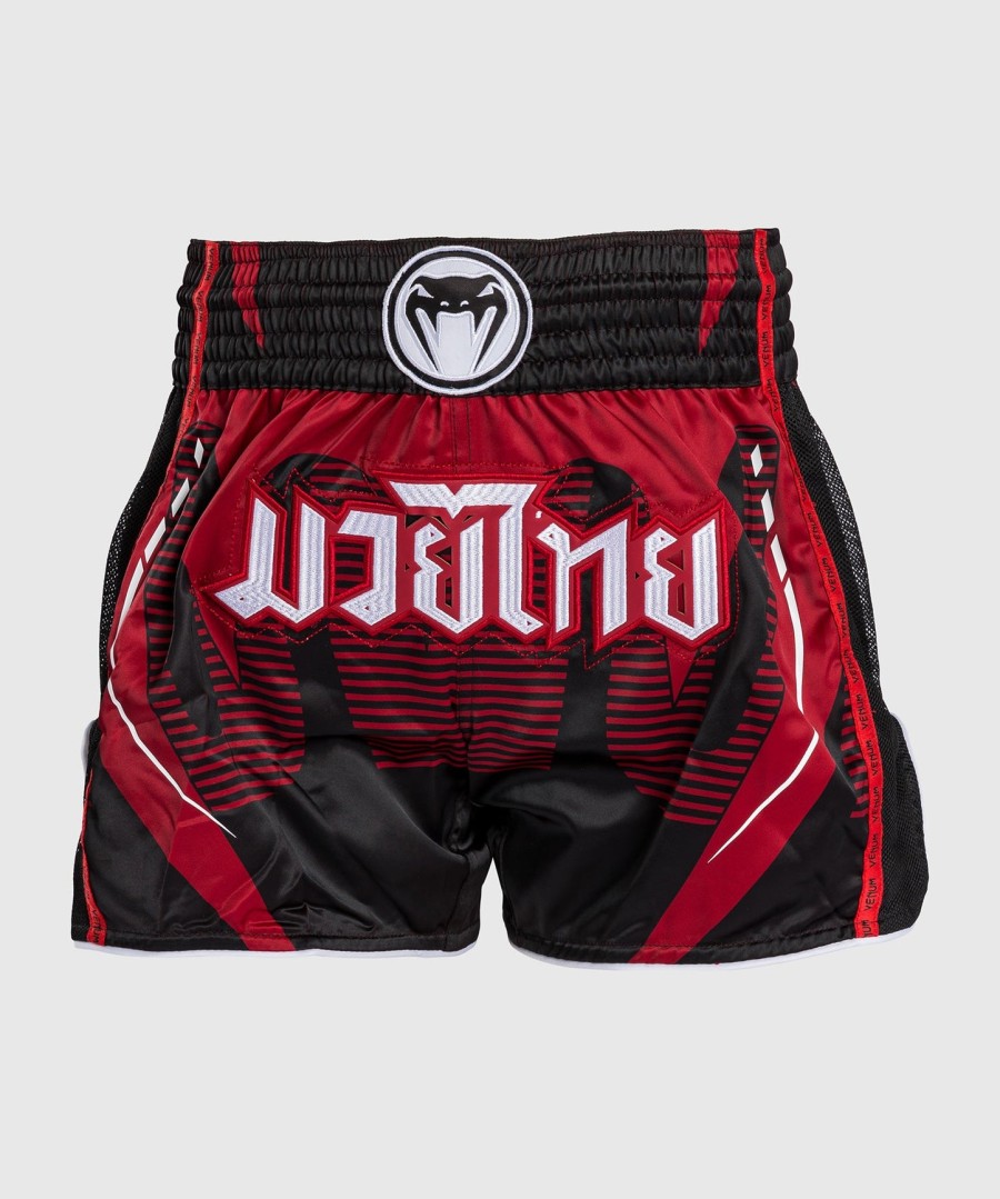 calções venum adrenaline muay thai - vermelho