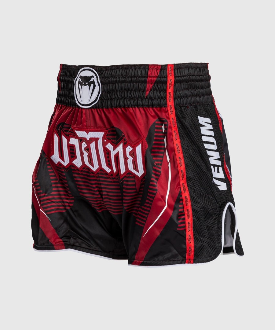 calções venum adrenaline muay thai - vermelho