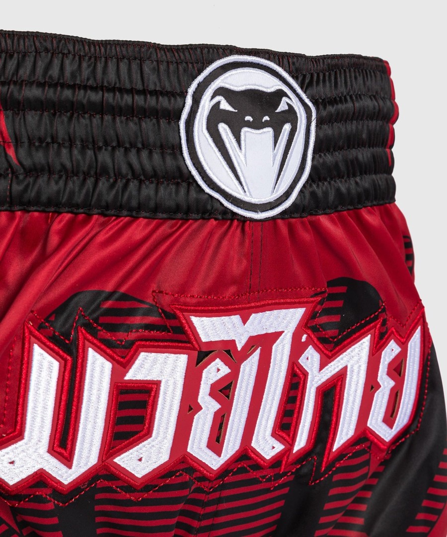 calções venum adrenaline muay thai - vermelho