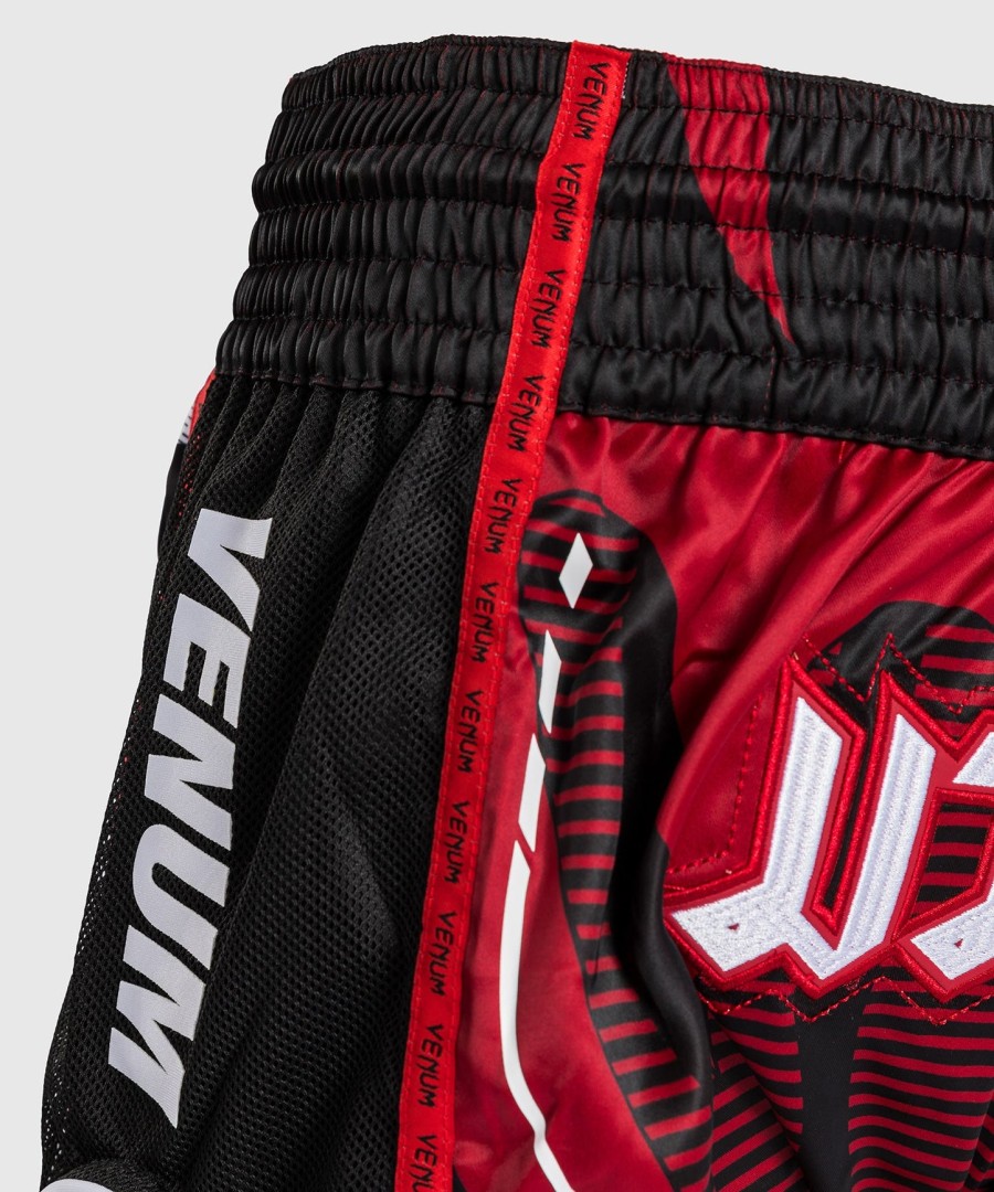 calções venum adrenaline muay thai - vermelho