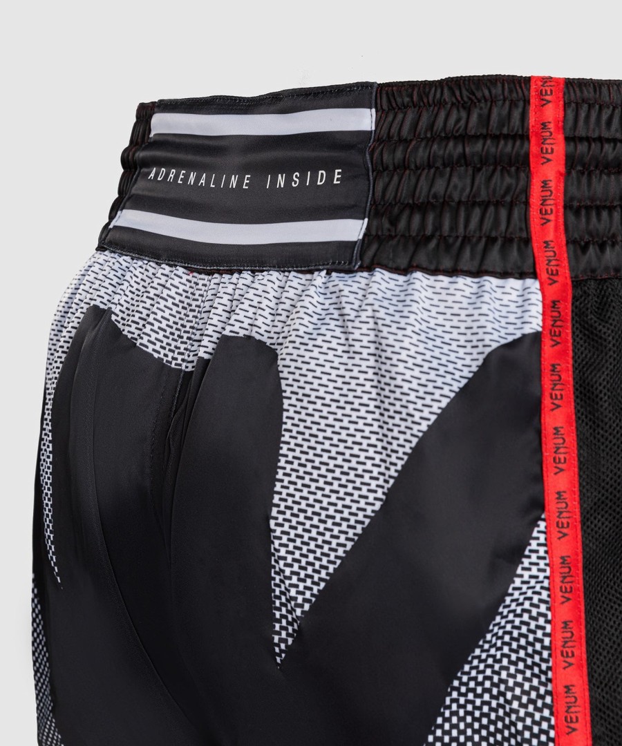 calções venum adrenaline muay thai - vermelho