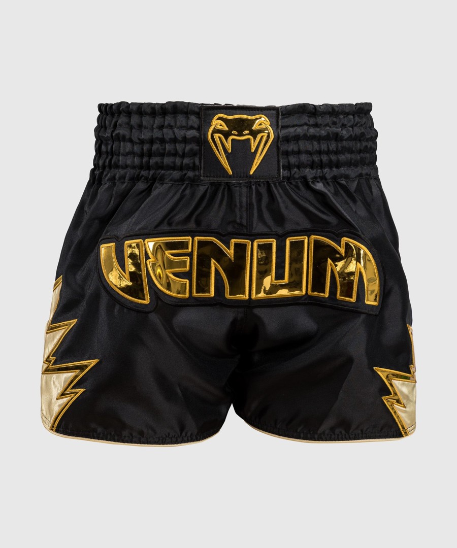 calção venum inferno muay thai - pretodourado