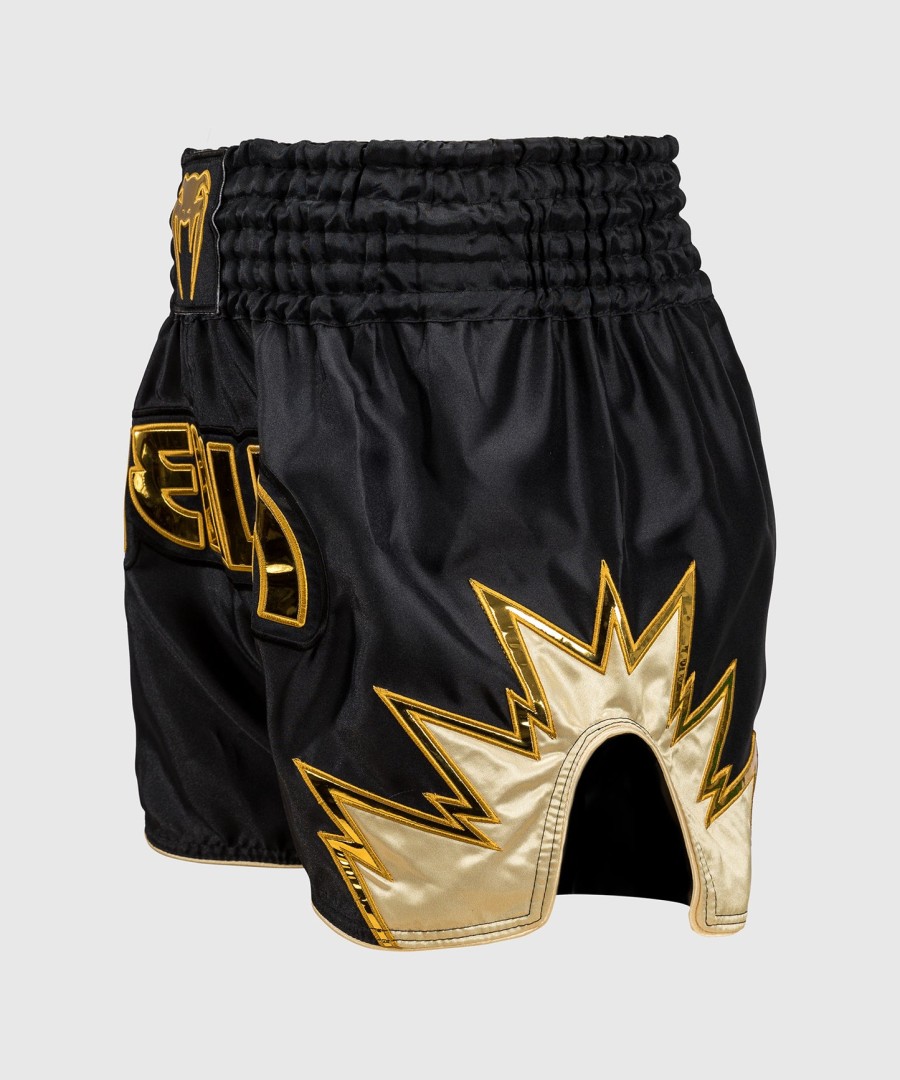 calção venum inferno muay thai - pretodourado