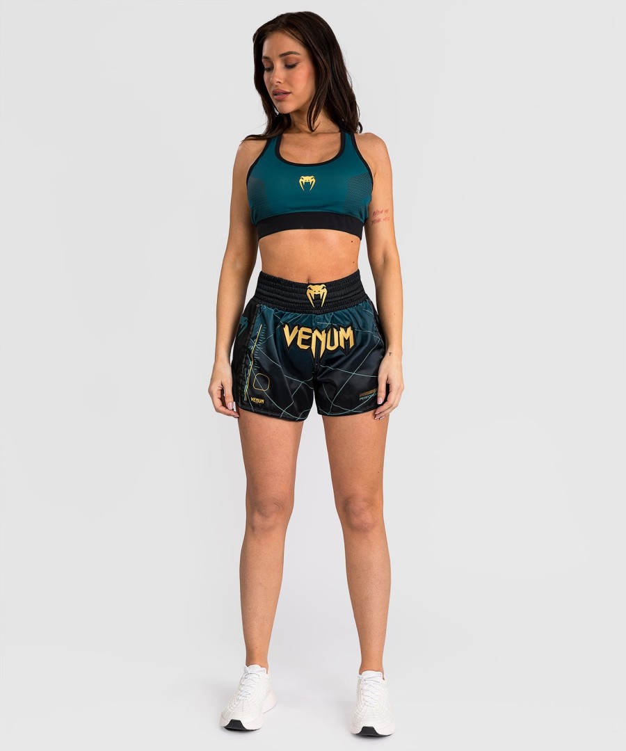 calção venum tactical xt muay thai - pretoverde floresta