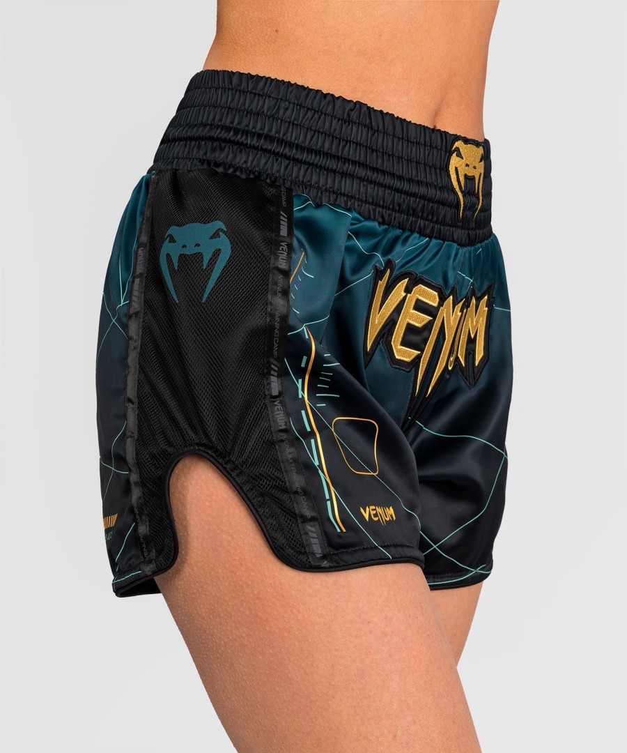 calção venum tactical xt muay thai - pretoverde floresta