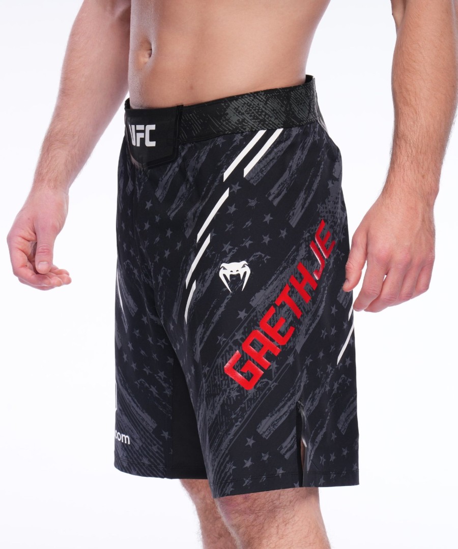 luta de justin gaethje no ufc masculino inigualável por venum black short